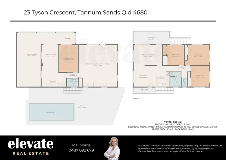 Floorplan of Homely house listing, 23 Tyson Crescent, Tannum Sands QLD 4680