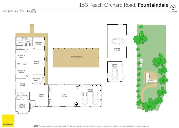 Floorplan of Homely rural property listing, 153 Peach Orchard Road, Fountaindale NSW 2258