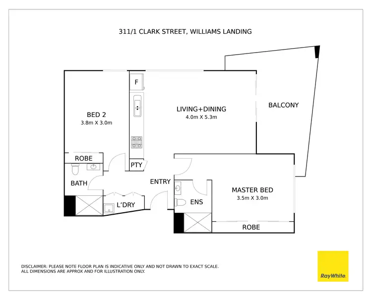 Floorplan of Homely apartment listing, 311/1 Clark Street, Williams Landing VIC 3027