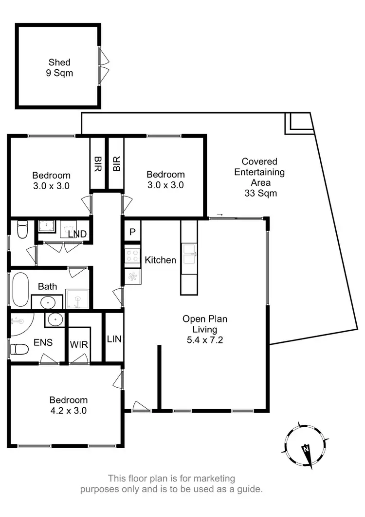 Floorplan of Homely house listing, 18 Breedon Way, Clarendon Vale TAS 7019