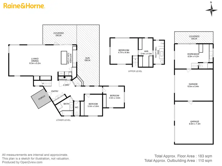 Floorplan of Homely house listing, 6 Hilltop Place, Dodges Ferry TAS 7173