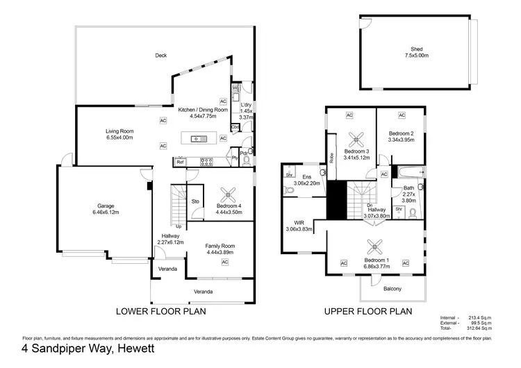 Floorplan of Homely house listing, 4 Sandpiper Way, Hewett SA 5118