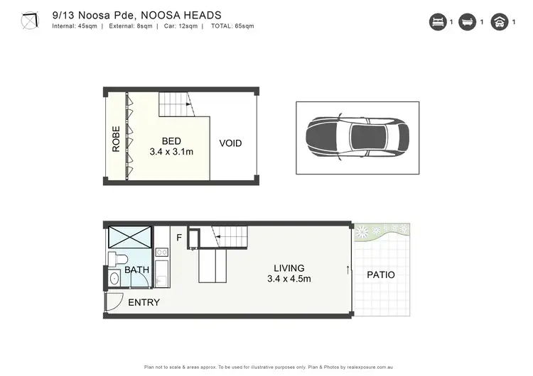 Floorplan of Homely townhouse listing, 9/13 Noosa Parade, Noosa Heads QLD 4567