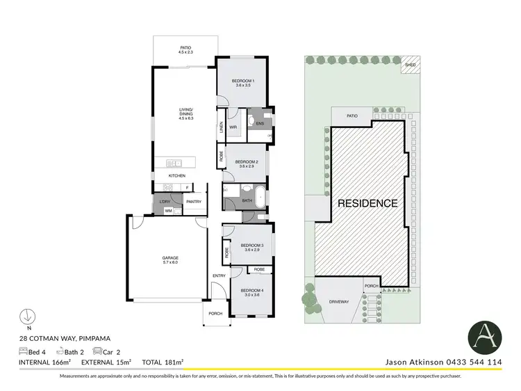Floorplan of Homely house listing, 28 Cotman Way, Pimpama QLD 4209