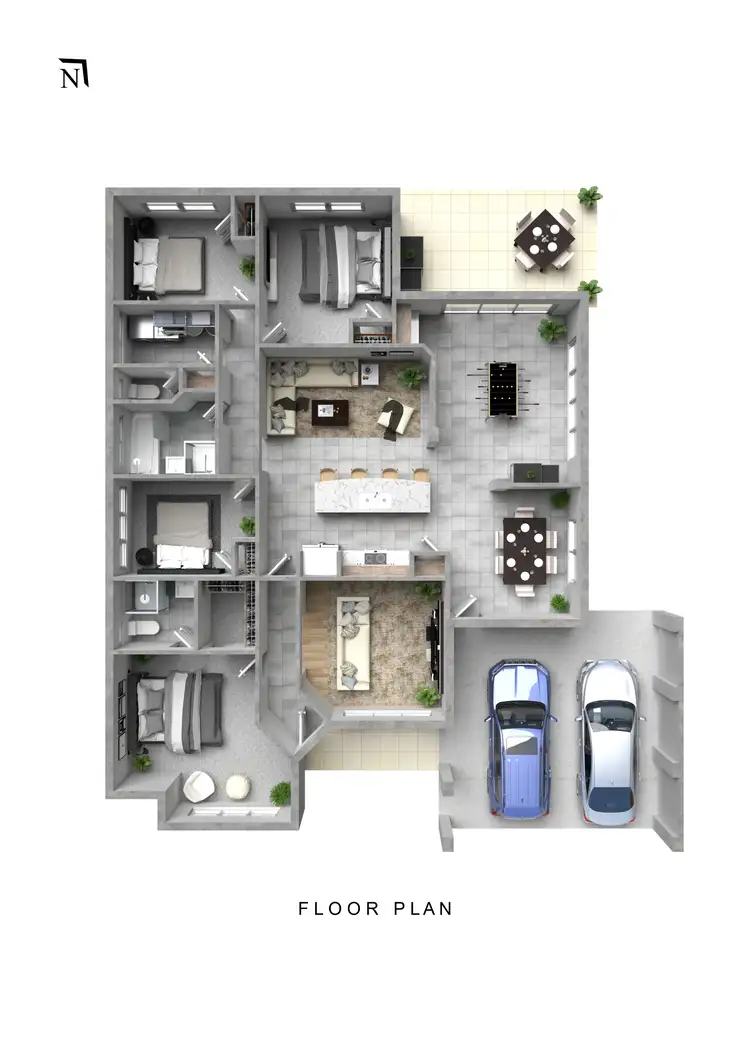 Floorplan of Homely house listing, 56 Milano Loop, Seville Grove WA 6112