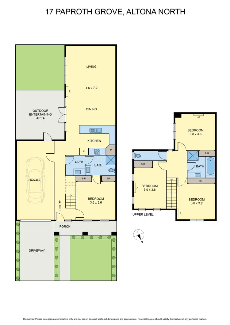 Floorplan of Homely townhouse listing, 17 Paproth Grove, Altona North VIC 3025