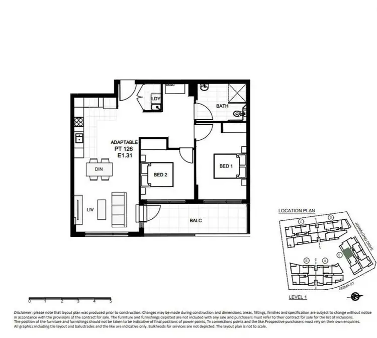 Floorplan of Homely apartment listing, 115/121A Jerralong Drive, Schofields NSW 2762