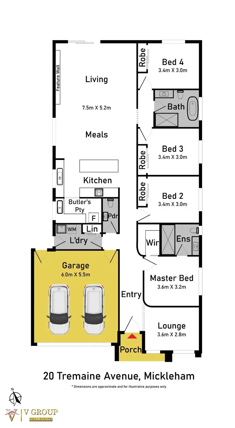 Floorplan of Homely house listing, Address available on request