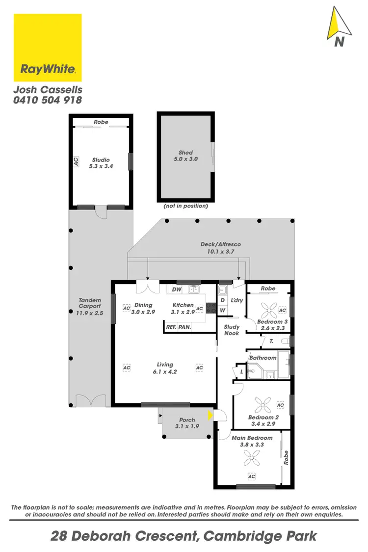 Floorplan of Homely house listing, 28 Deborah Crescent, Cambridge Park NSW 2747