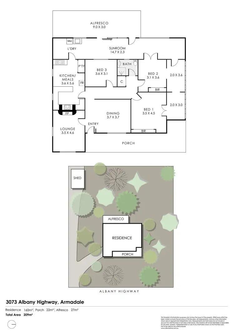 Floorplan of Homely house listing, 3073 Albany Highway, Armadale WA 6112