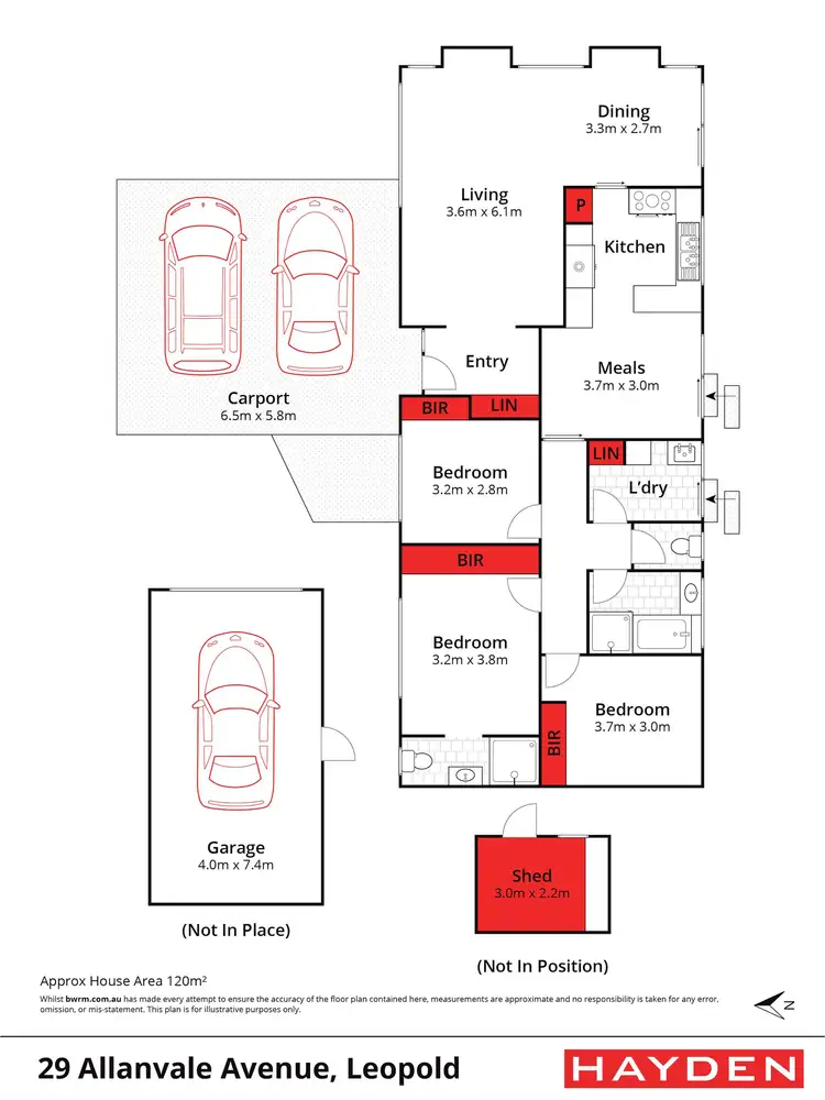 Floorplan of Homely house listing, 29 Allanvale Avenue, Leopold VIC 3224