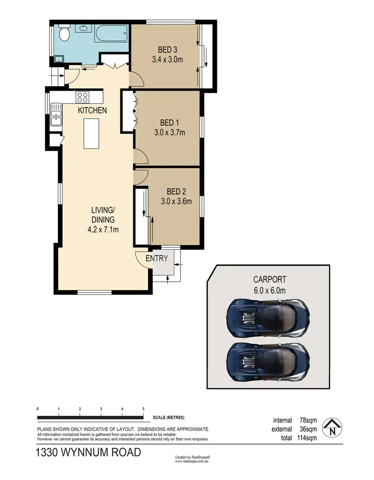Floorplan of Homely house listing, 1330 Wynnum Road, Tingalpa QLD 4173