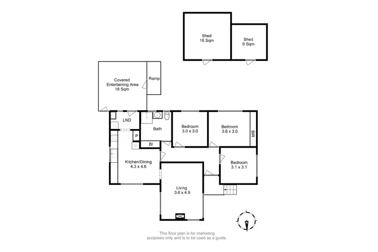 Floorplan of Homely house listing, 12 Claridge Court, Triabunna TAS 7190