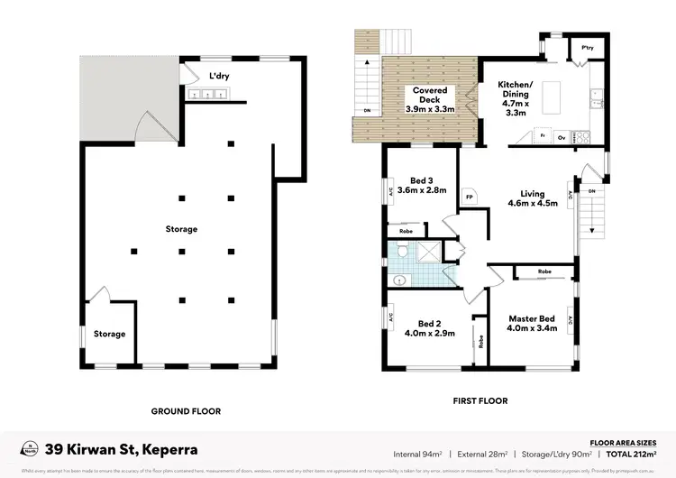 Floorplan of Homely house listing, 39 Kirwan Street, Keperra QLD 4054