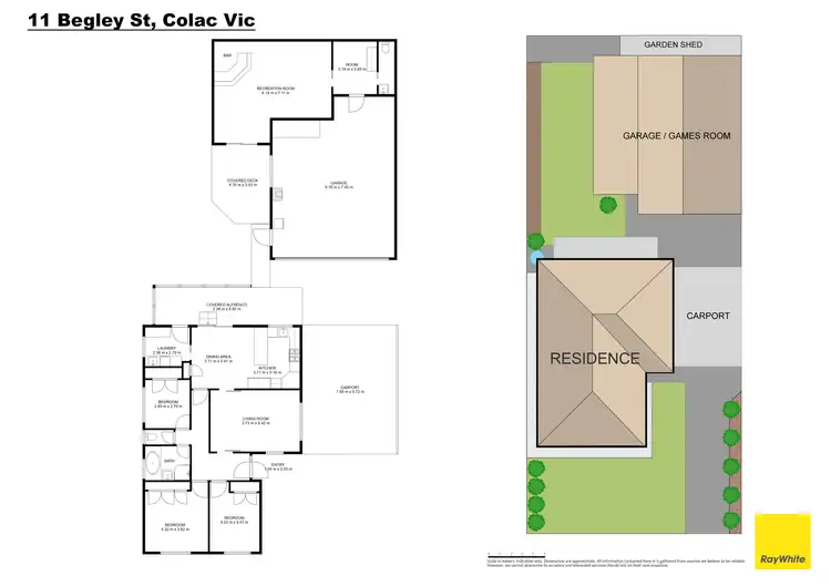 Floorplan of Homely house listing, 11 Begley Street, Colac VIC 3250