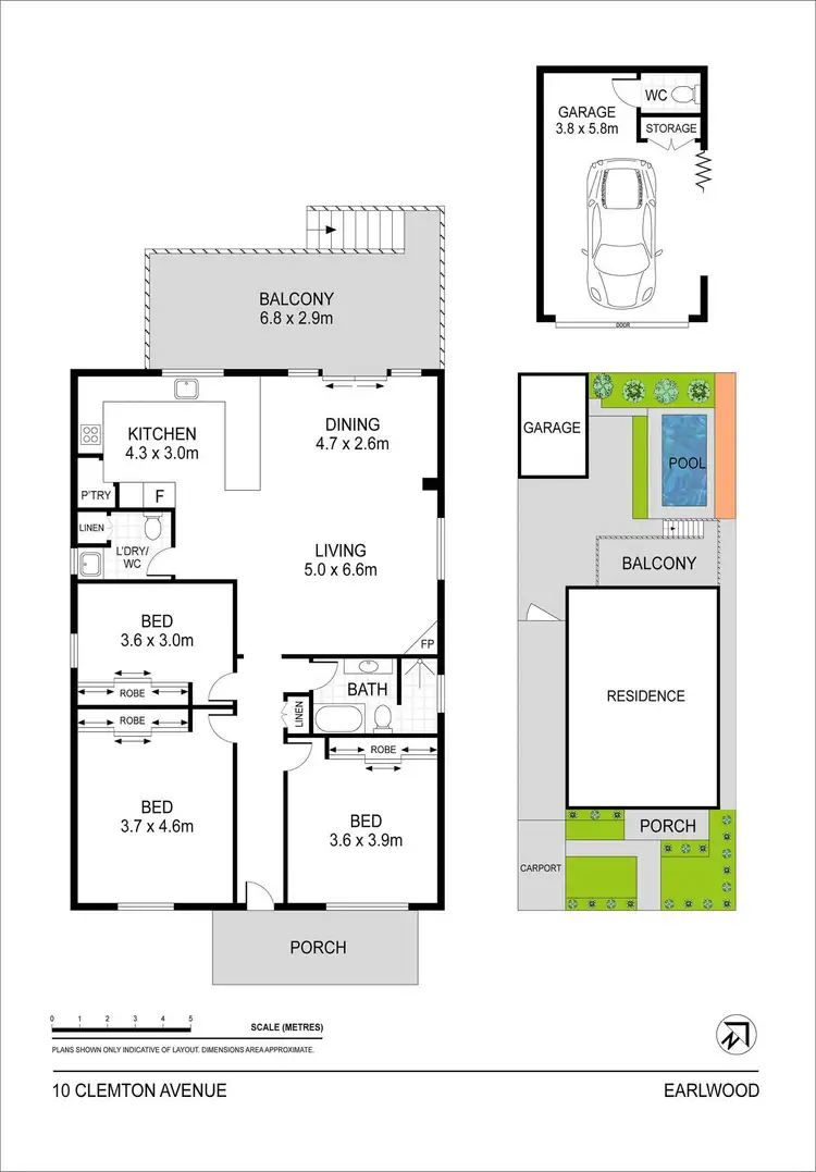 Floorplan of Homely house listing, 10 Clemton Avenue, Earlwood NSW 2206