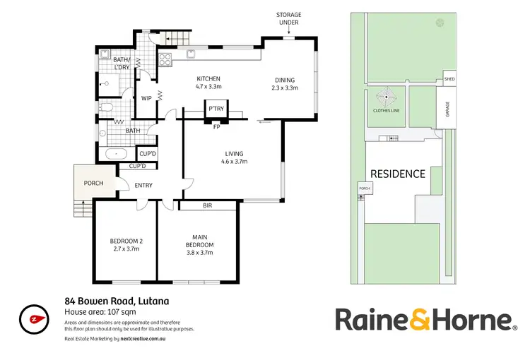 Floorplan of Homely house listing, 84 Bowen Road, Lutana TAS 7009