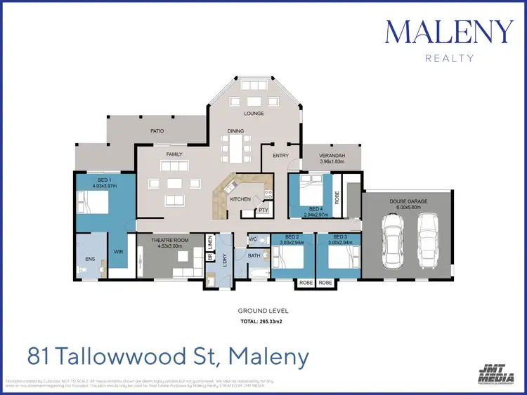 Floorplan of Homely house listing, 81 Tallowwood Street, Maleny QLD 4552