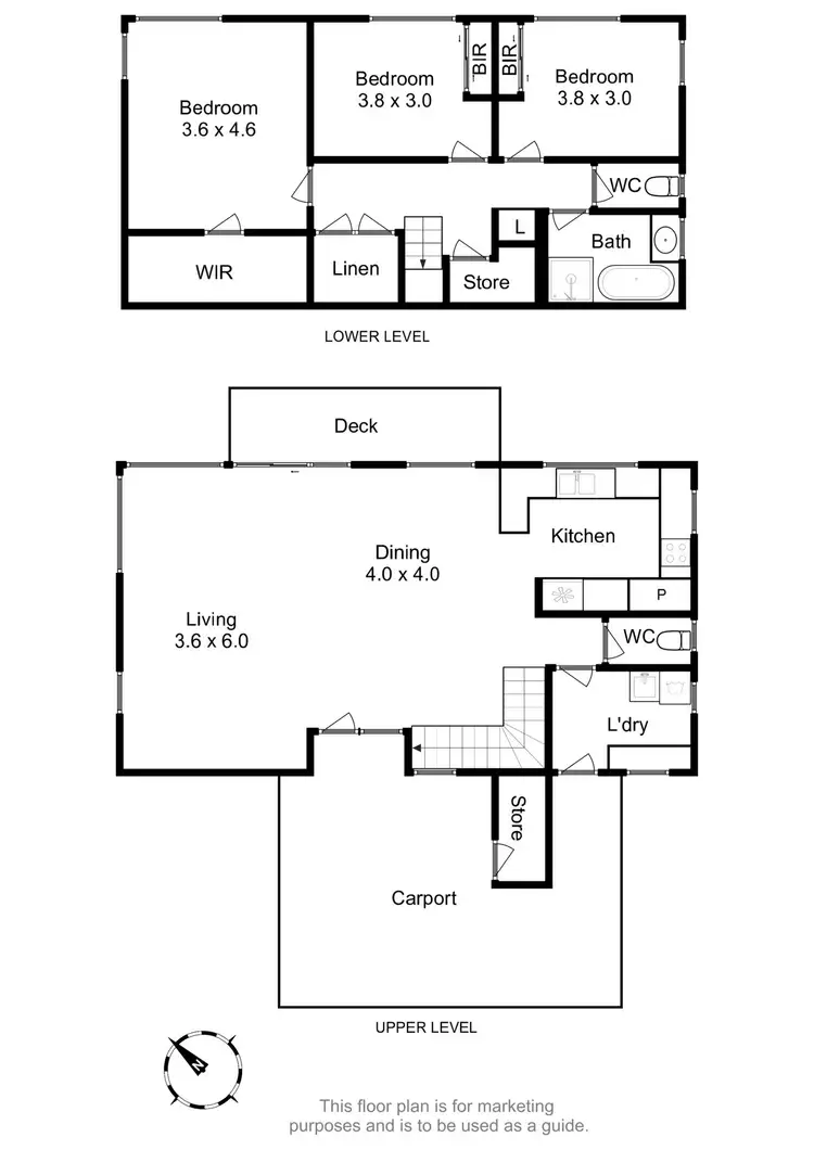 Floorplan of Homely house listing, 10 Capri Drive, Sandy Bay TAS 7005