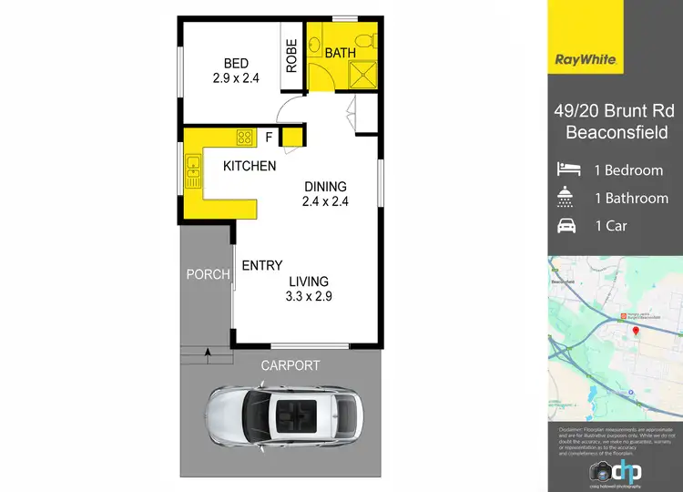 Floorplan of Homely retirement listing, 49/20 Brunt Road, Beaconsfield VIC 3807
