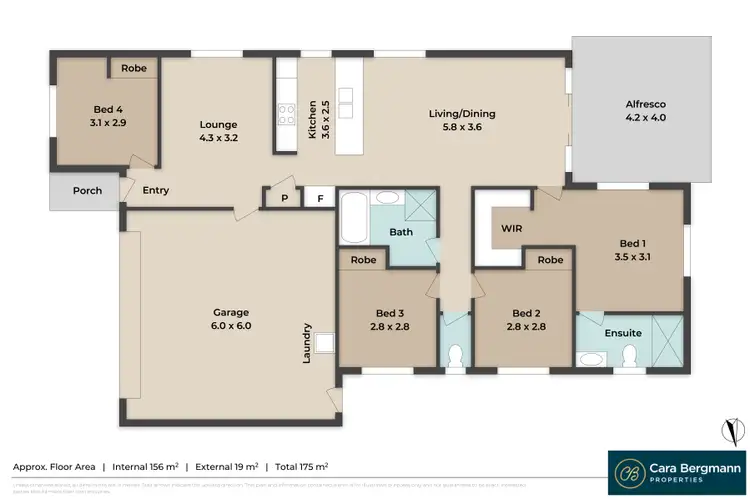 Floorplan of Homely house listing, 18 Denham Crescent, North Lakes QLD 4509