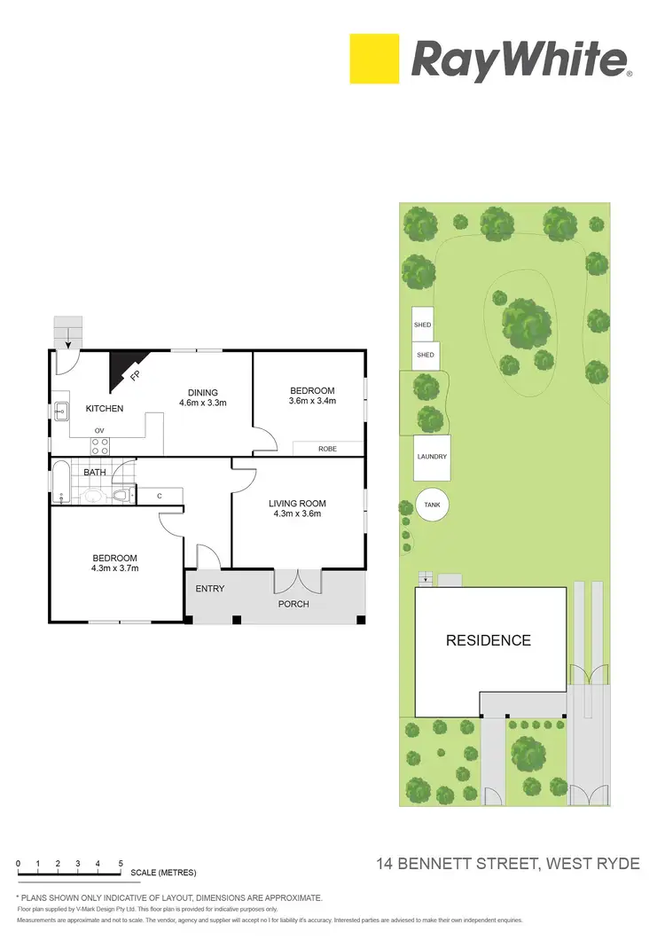 Floorplan of Homely house listing, 14 Bennett Street, West Ryde NSW 2114