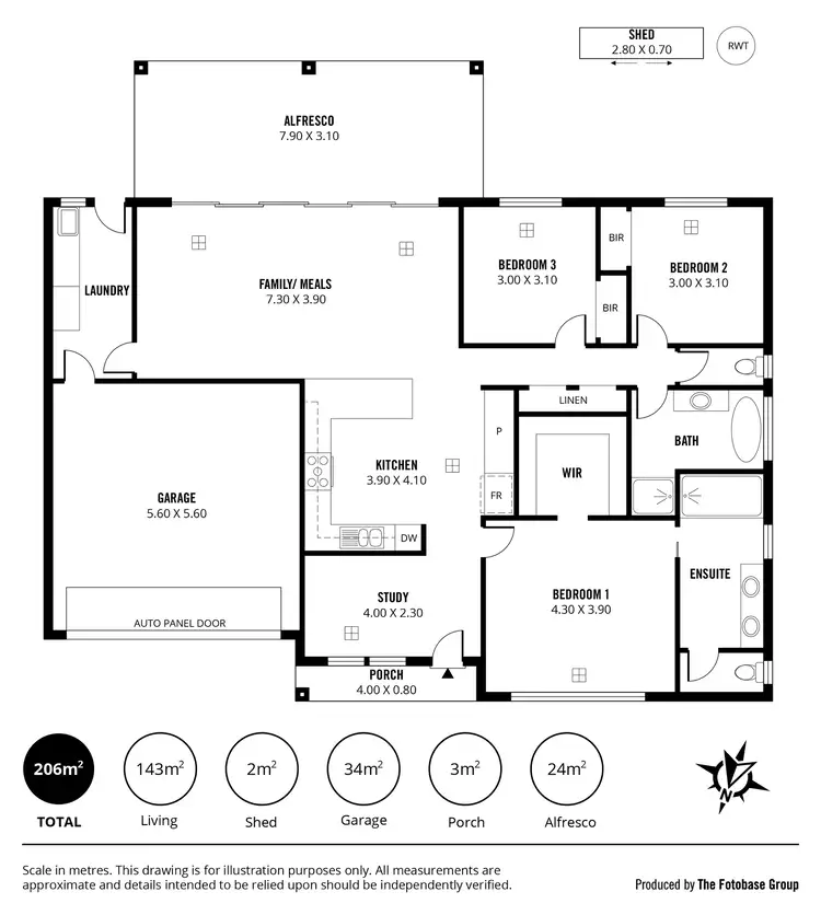 Floorplan of Homely house listing, 9B Briant Road, Magill SA 5072