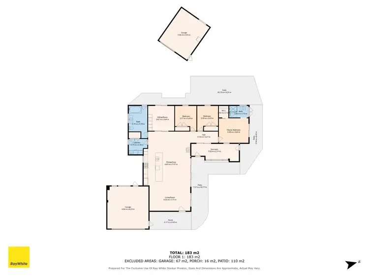 Floorplan of Homely house listing, 4 Coral Vine Cross, Cowaramup WA 6284