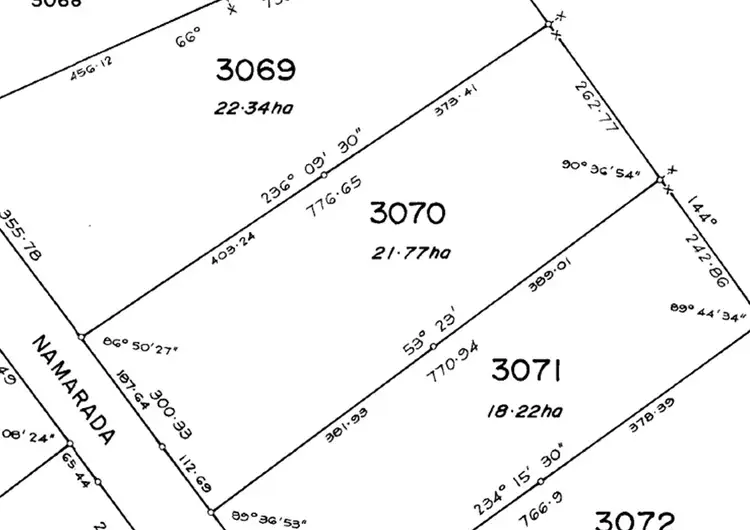 Floorplan of Homely land listing, 210 Namarada Drive, Dundee Beach NT 840