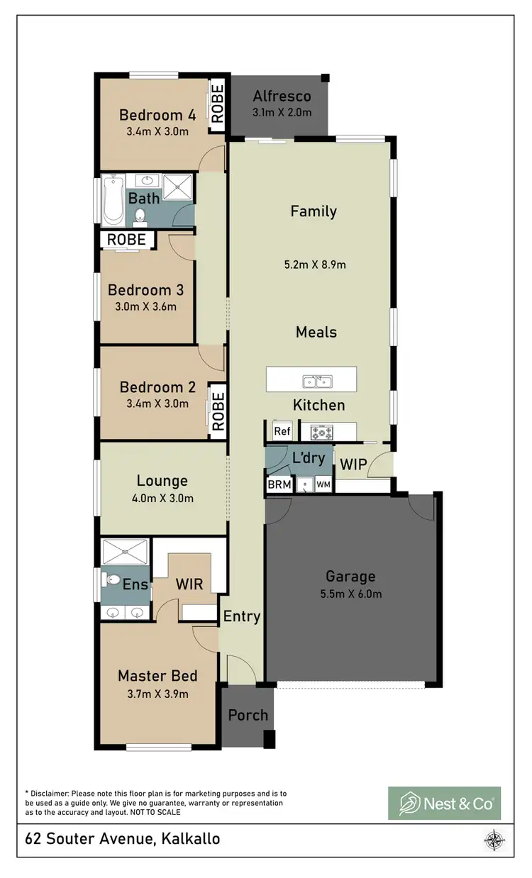 Floorplan of Homely house listing, 62 Souter Avenue, Kalkallo VIC 3064