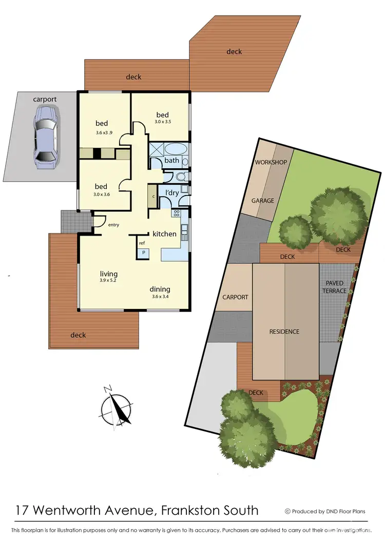 Floorplan of Homely house listing, 17 Wentworth Avenue, Frankston South VIC 3199