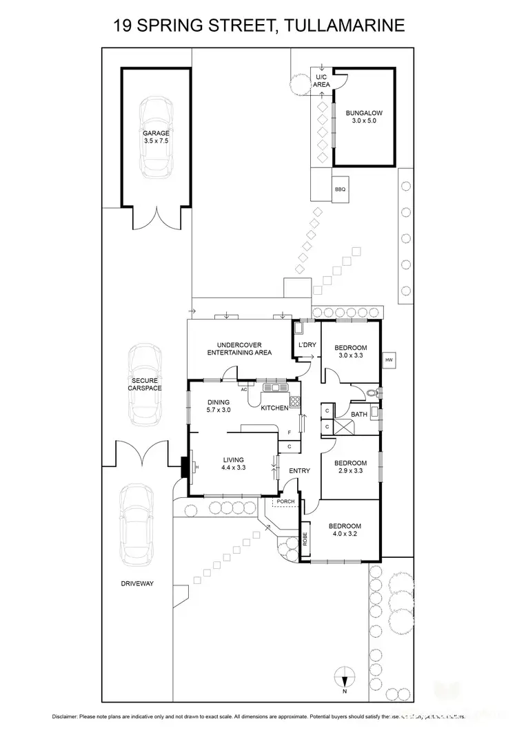 Floorplan of Homely house listing, 19 Spring Street, Tullamarine VIC 3043