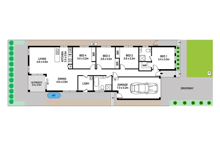 Floorplan of Homely house listing, 15A Bannaby Crescent, Schofields NSW 2762