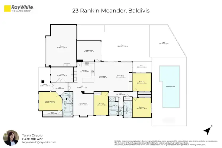 Floorplan of Homely house listing, 23 Rankin Meander, Baldivis WA 6171