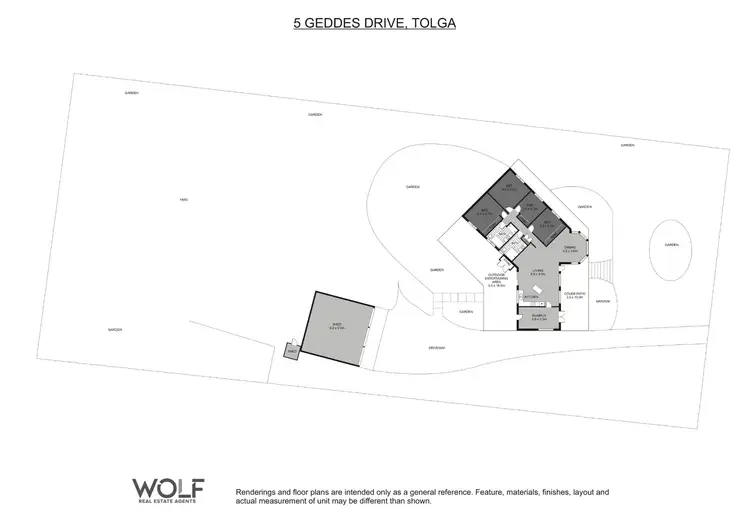 Floorplan of Homely house listing, 5 Geddes Drive, Tolga QLD 4882