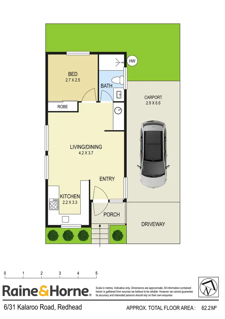Floorplan of Homely house listing, 6/31 Kalaroo Road, Redhead NSW 2290