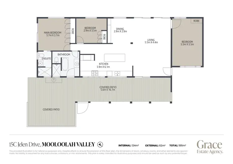 Floorplan of Homely house listing, 15C Jelen Drive, Mooloolah Valley QLD 4553