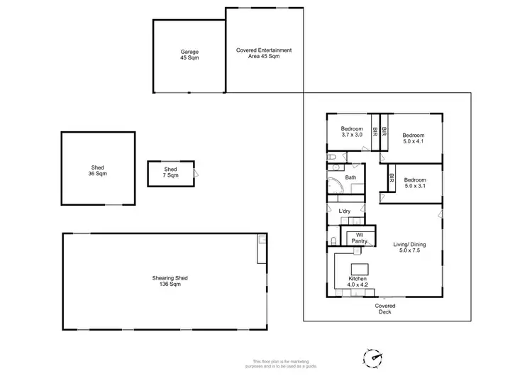Floorplan of Homely house listing, 1220 Tea Tree Road, Campania TAS 7026