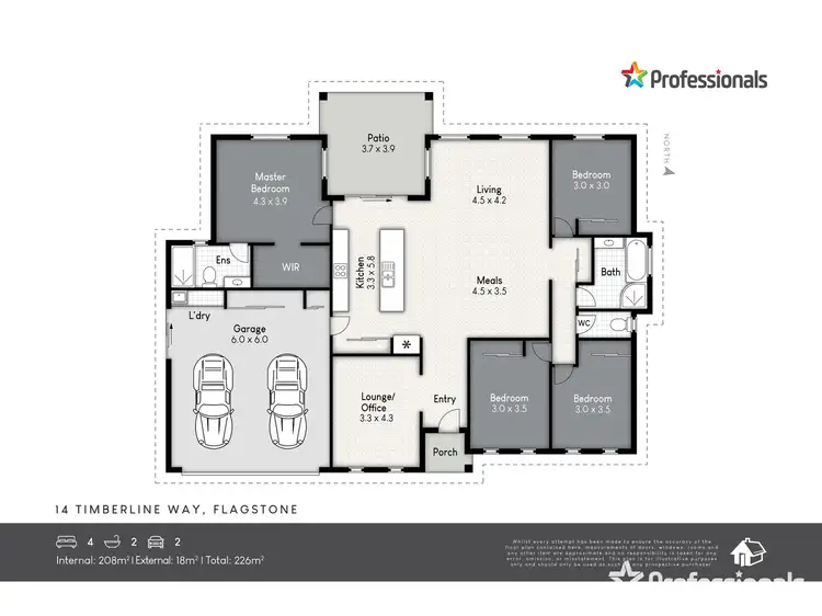 Floorplan of Homely house listing, 14 Timberline Way, Flagstone QLD 4280