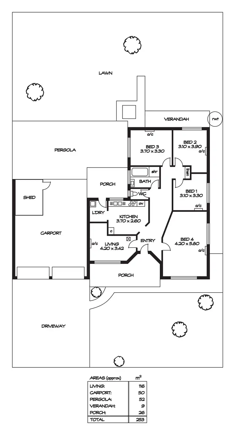 Floorplan of Homely house listing, 14 Joanne Street, Salisbury North SA 5108