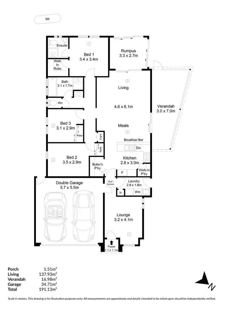 Floorplan of Homely house listing, 10A Jennifer Street, Paradise SA 5075