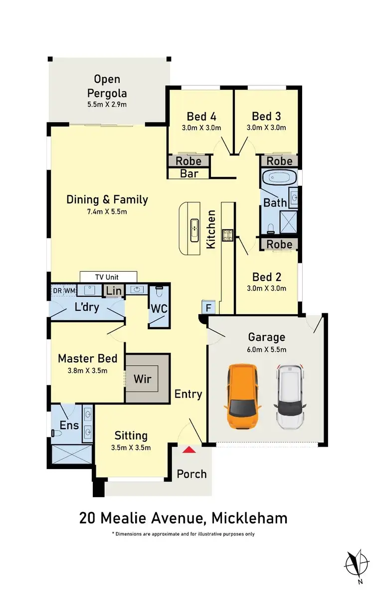 Floorplan of Homely house listing, Address available on request