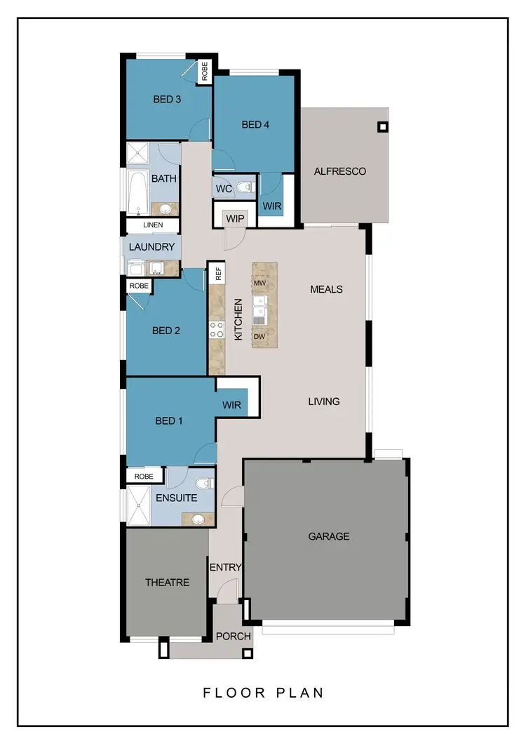 Floorplan of Homely house listing, 19 Shepparton Boulevard, Byford WA 6122