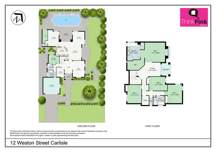 Floorplan of Homely house listing, 12 Weston Street, Carlisle WA 6101