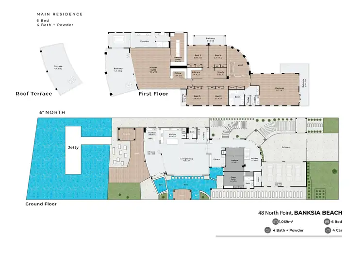Floorplan of Homely house listing, 48 North Point, Banksia Beach QLD 4507