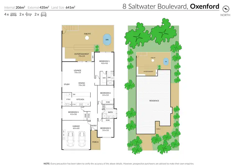 Floorplan of Homely house listing, 8 Saltwater Boulevard, Oxenford QLD 4210