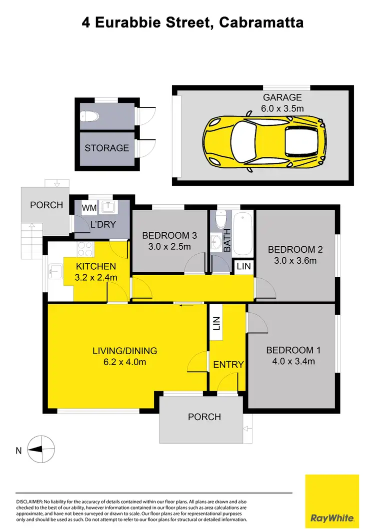 Floorplan of Homely house listing, 4 Eurabbie Street, Cabramatta NSW 2166