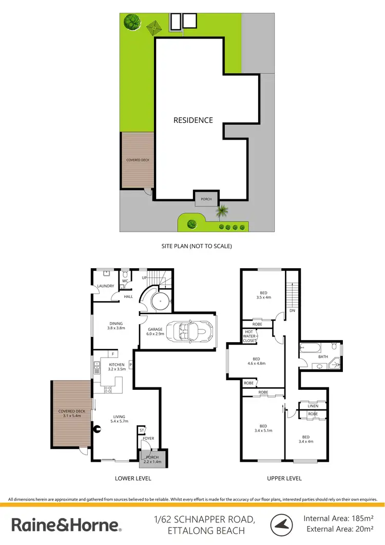 Floorplan of Homely townhouse listing, 1/62 Schnapper Road, Ettalong Beach NSW 2257