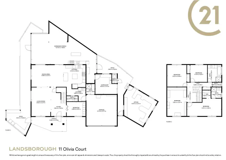 Floorplan of Homely house listing, 11 Olivia Court, Landsborough QLD 4550