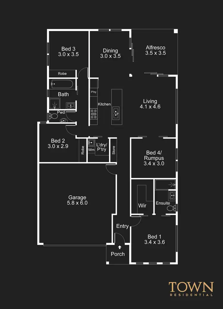 Floorplan of Homely house listing, 44 Pademelon Street, Throsby ACT 2914